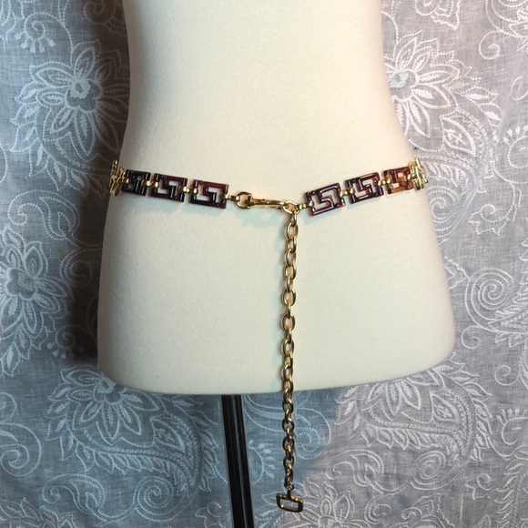 Unbranded Brown & Gold Chain Belt RTM - Picture 1 of 5